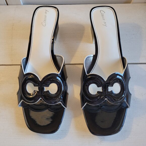 $89 NWT  (Size 8.5) Sam Edelman Patent Block Mule - Picture 9 of 9